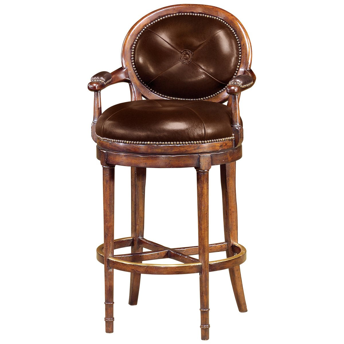 Theodore Alexander Classic Yet Casual At The Barolo Bar Stool