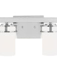 Sea Gull Lighting Robie 2-Light Wall/Bath Sconce without Bulb