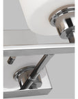 Sea Gull Lighting Canfield 4-Light Wall/Bath Sconce with Bulb