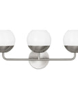 Sea Gull Lighting Alvin 3-Light Wall/Bath Sconce without Bulb