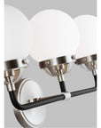 Sea Gull Lighting Cafe 3-Light Wall/Bath Sconce without Bulb