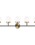 Sea Gull Lighting Cafe 5-Light Wall/Bath Sconce without Bulb