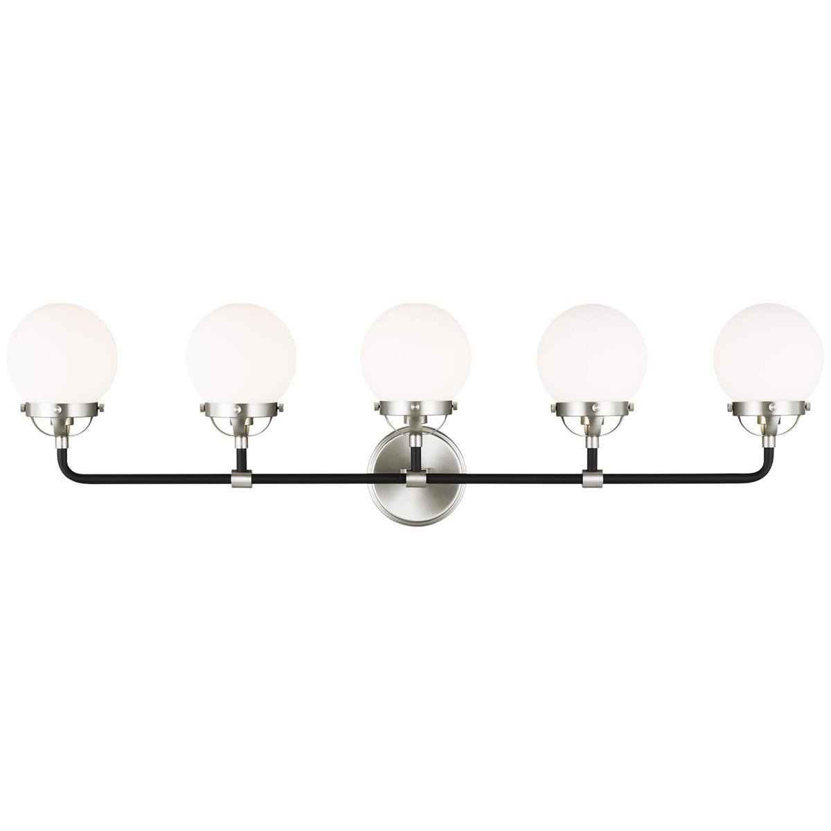 Sea Gull Lighting Cafe 5-Light Wall/Bath Sconce without Bulb
