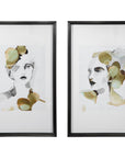 Uttermost Organic Portrait Framed Prints, Set of 2