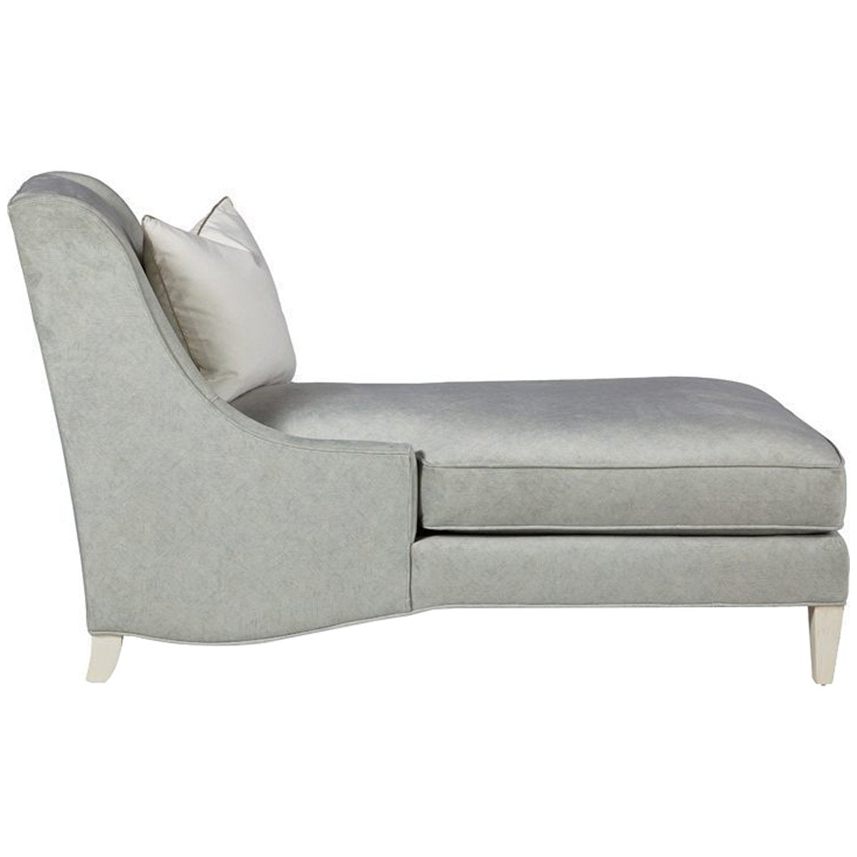 Hickory White Washed Linen Chaise