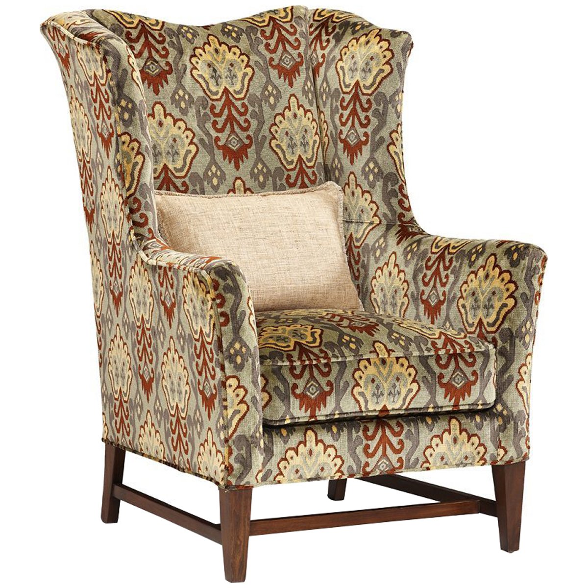 Hickory White Vintage Brown Wing Chair