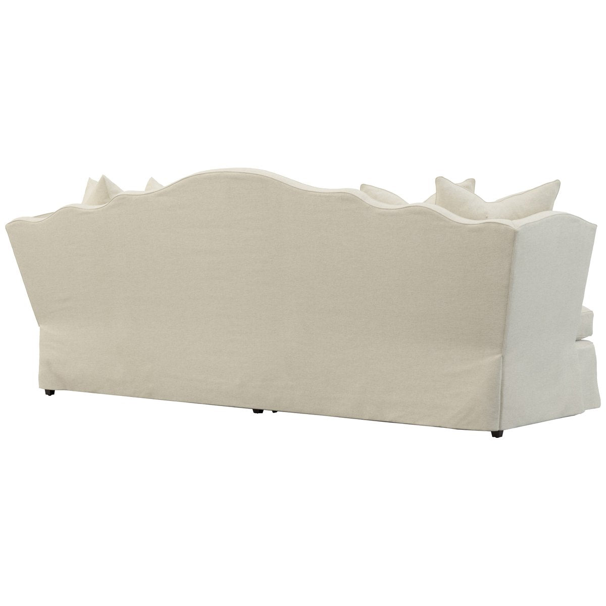 Hickory White 108-Inch Sofa with Dressmaker Skirt