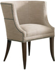 Hickory White Fabric Pull-Up Chair