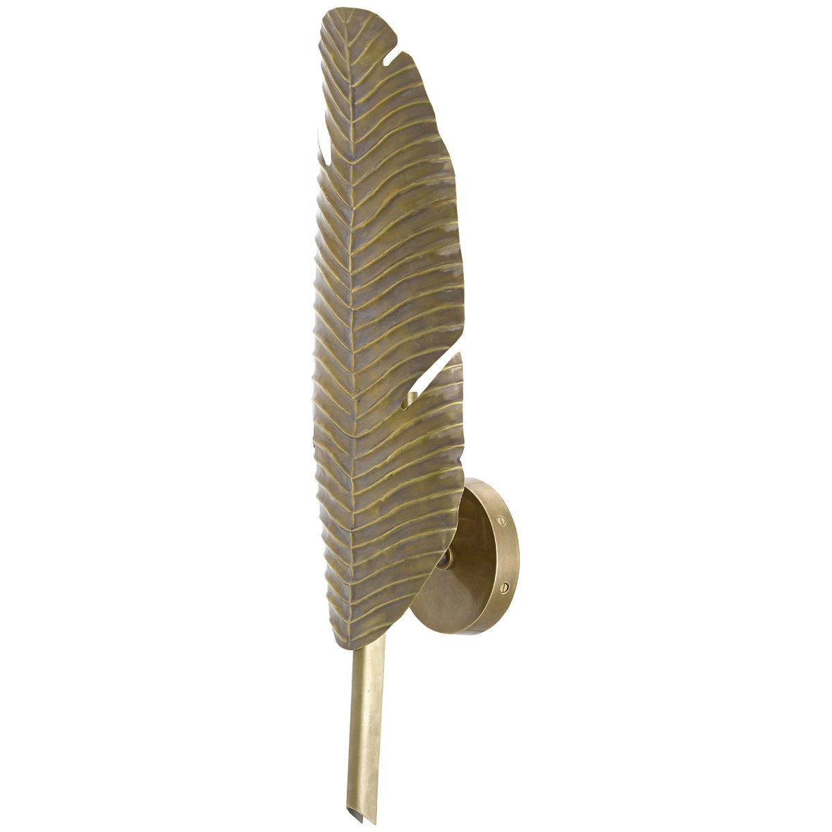 Currey and Company Tropical Leaf Wall Sconce