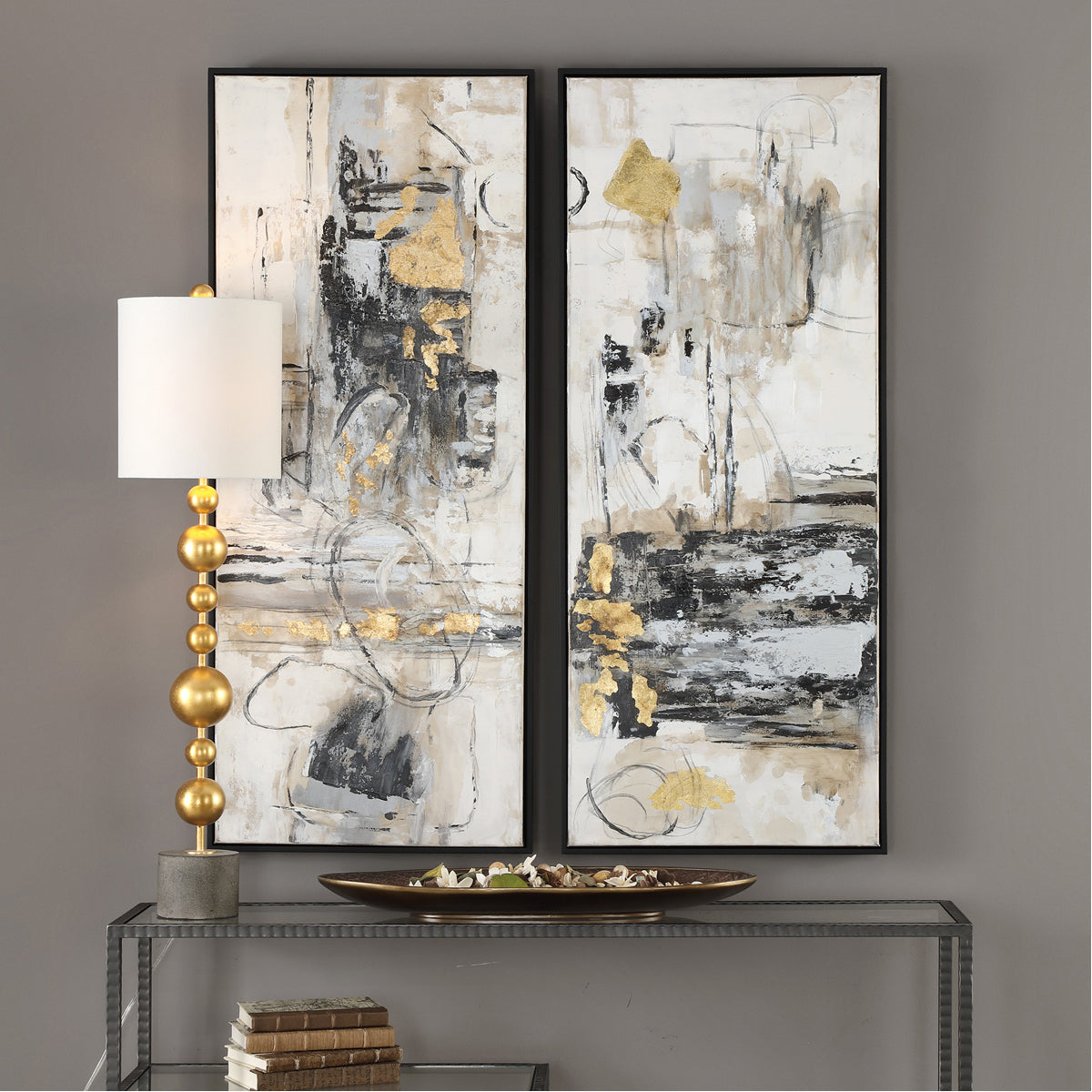 Uttermost Life Scenes Abstract Art, Set of 2