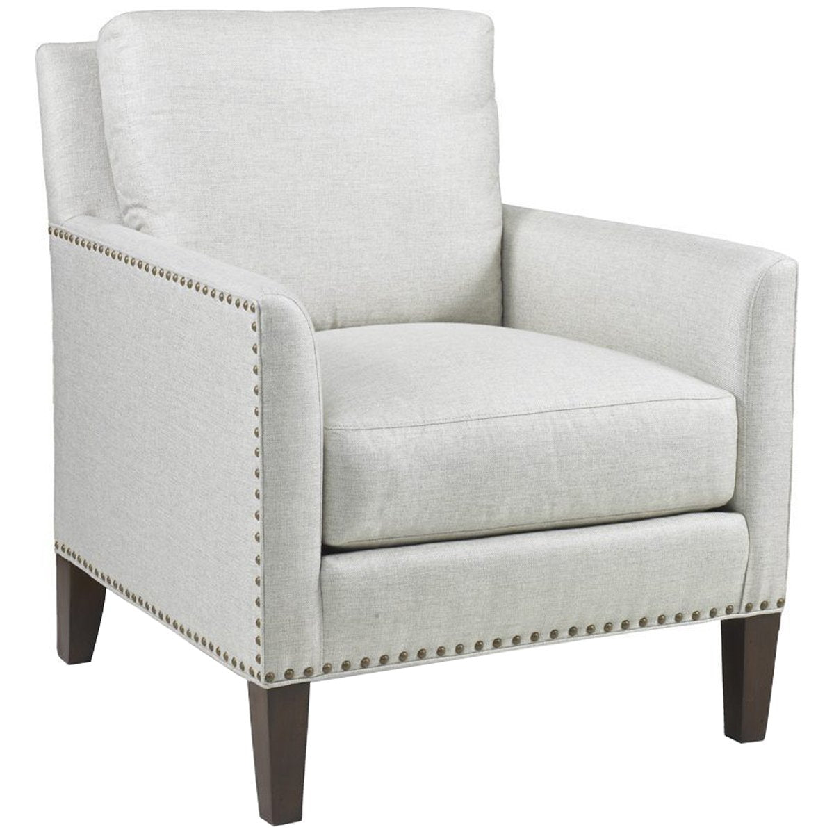 Hickory White Upholstered Vineyard Arm Chair