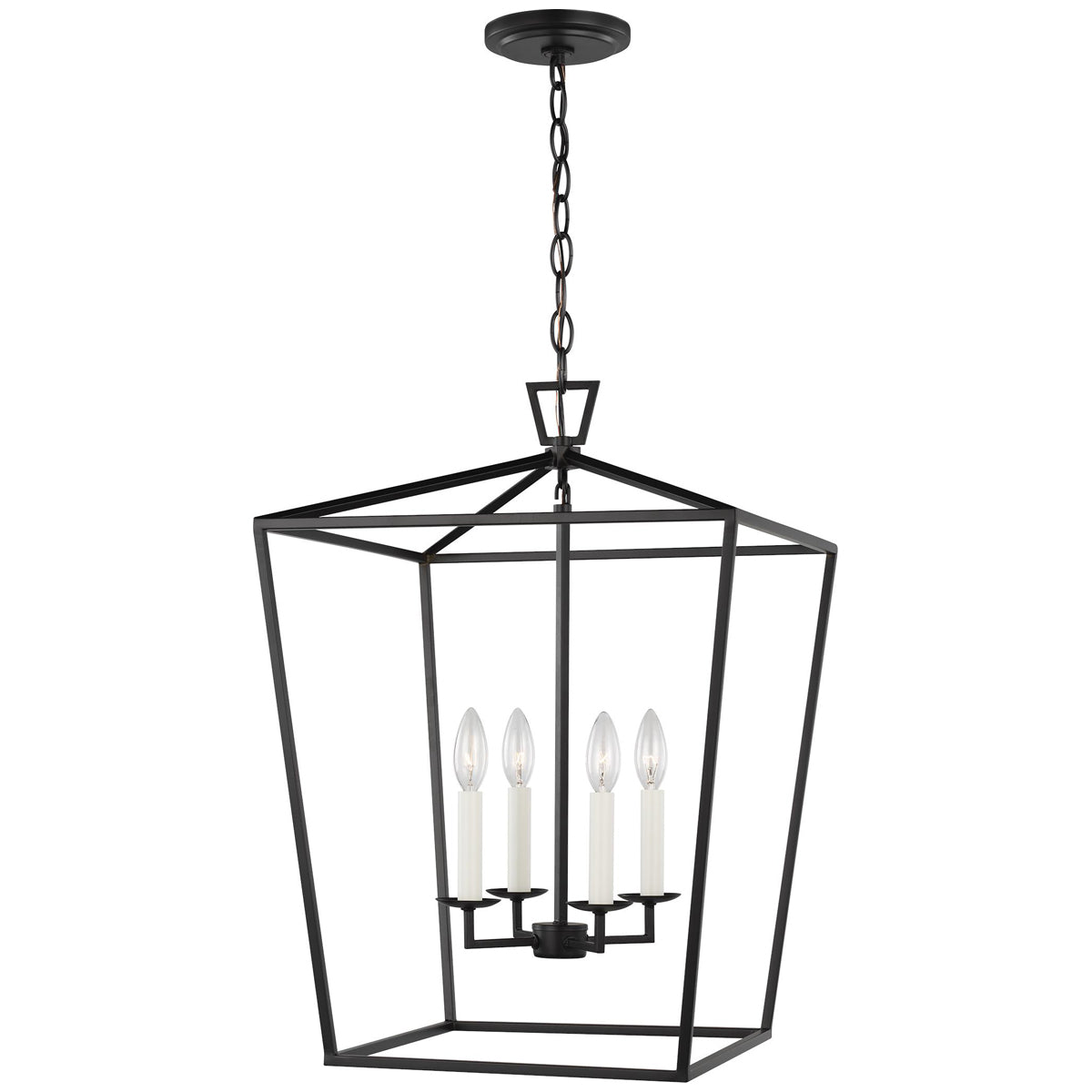 Sea Gull Lighting Dianna 4-Light Lantern with Bulb