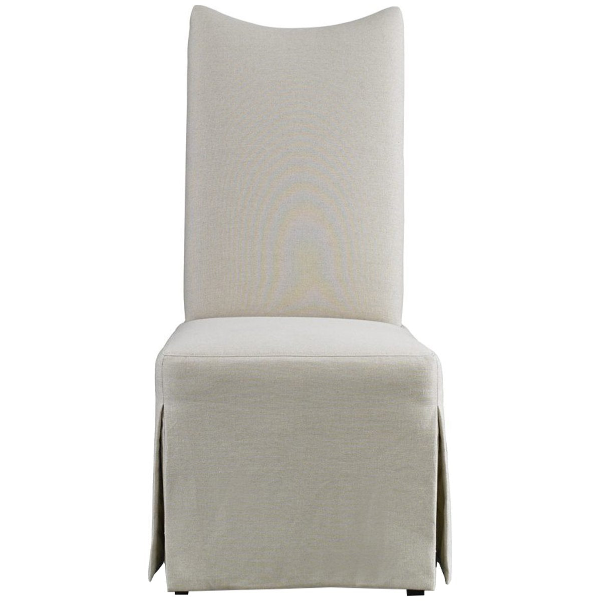 Hickory White Laurel Glynn Linen White Chair