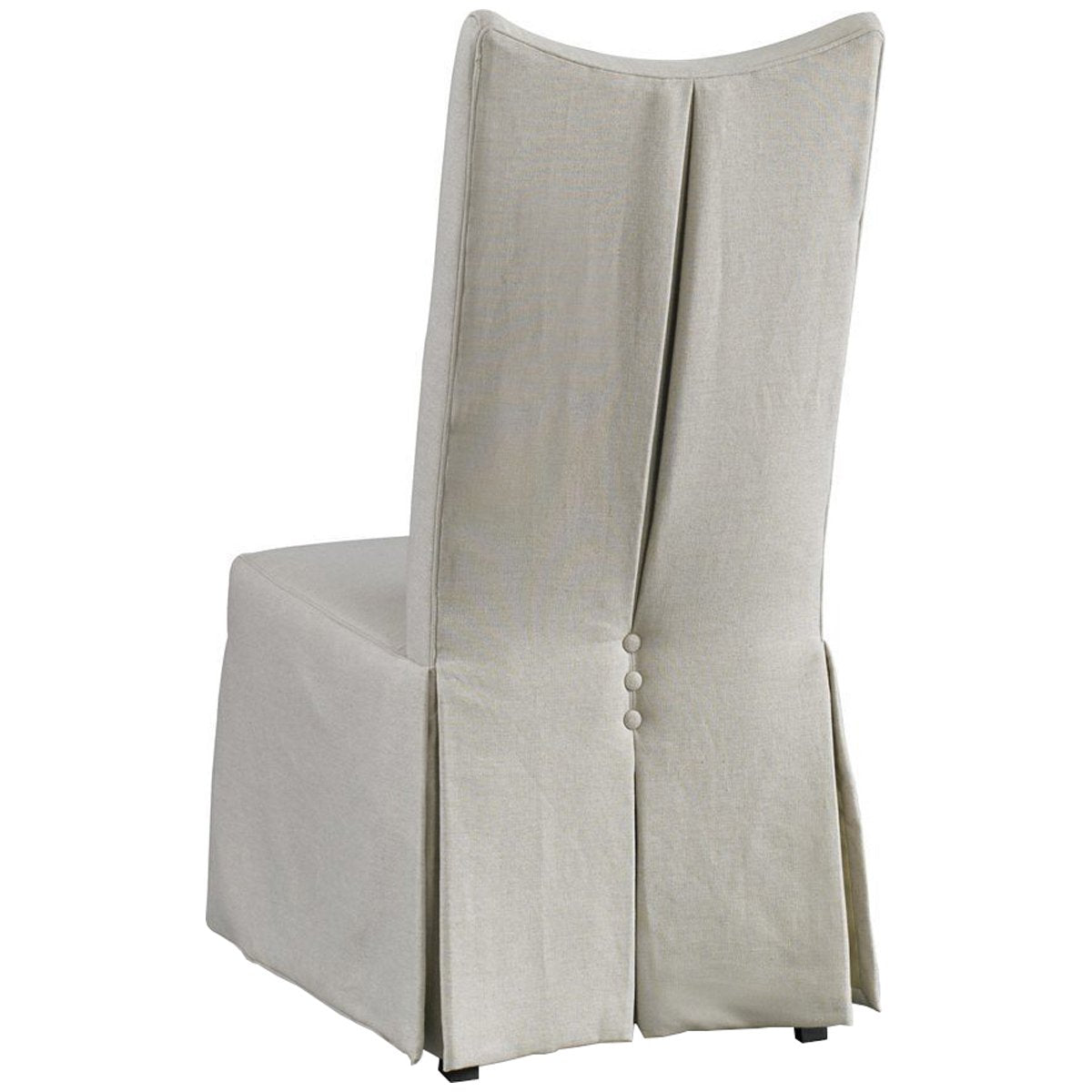 Hickory White Laurel Glynn Linen White Chair