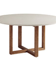 Tommy Bahama Palm Desert Woodard Marble Top Dining Table