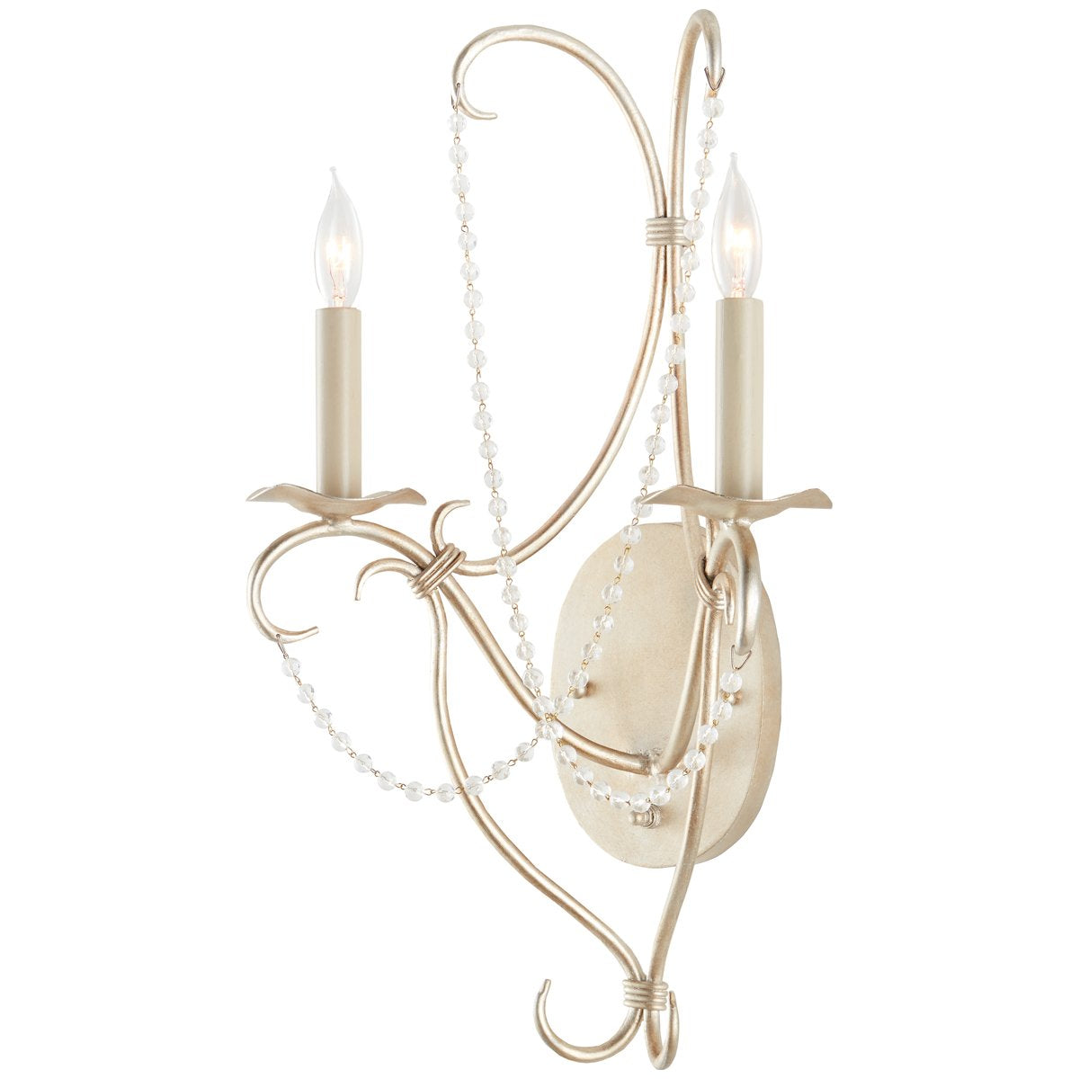Currey and Company Crystal Lights Wall Sconce