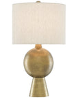 Currey and Company Rami Brass Table Lamp