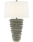 Currey and Company Sunken Green Table Lamp