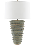 Currey and Company Sunken Green Table Lamp