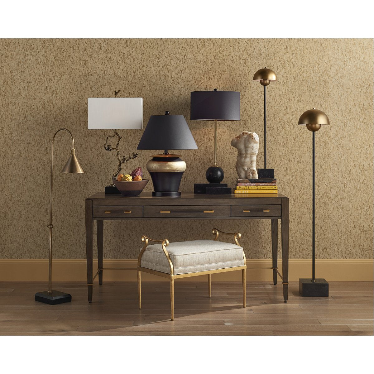 Currey and Company Shadows Table Lamp