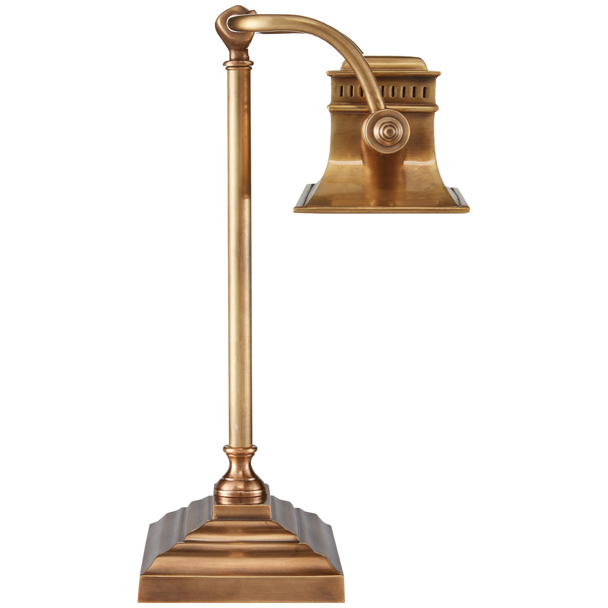 Currey and Company Malvasia Brass Desk Lamp