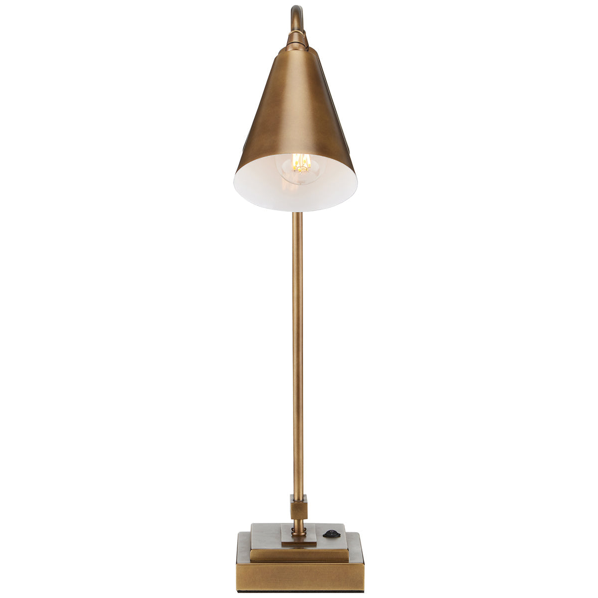 Currey and Company Symmetry Double Desk Lamp
