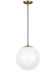 Sea Gull Lighting Leo - Hanging Globe 1-Light Pendant - 150W