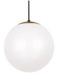 Sea Gull Lighting Leo - Hanging Globe 1-Light Pendant - 150W