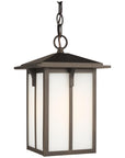 Sea Gull Lighting Tomek 1-Light Outdoor Pendant with Bulb