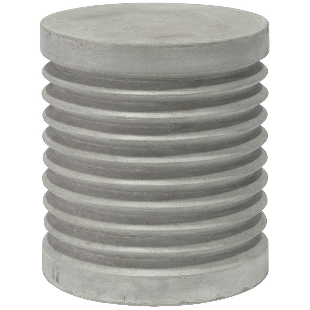 Palecek Pompeii Outdoor Stool/Table, Grey