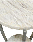 Palecek Brandt Marble Side Table