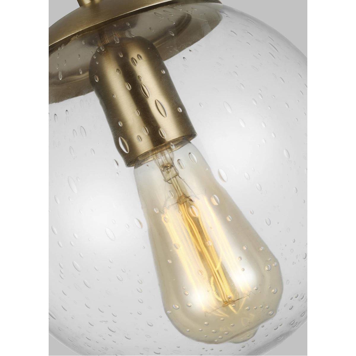 Sea Gull Lighting Leo-Hanging Globe 8&quot; 1-Light Pendant with Bulb