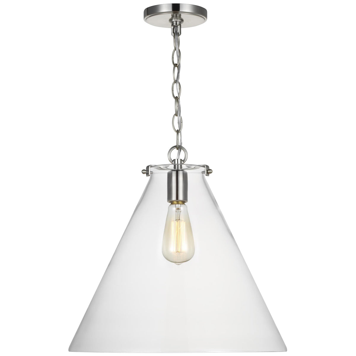 Sea Gull Lighting Kate 1-Light Cone Pendant without Bulb