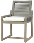 Palecek San Martin Outdoor Side Chair, Grey
