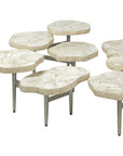 Palecek Merced Fossilized Clam 3-Top Table