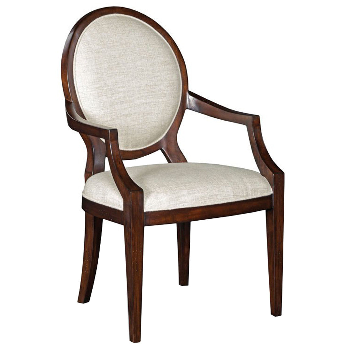 Woodbridge Furniture Oval Back Arm Chair