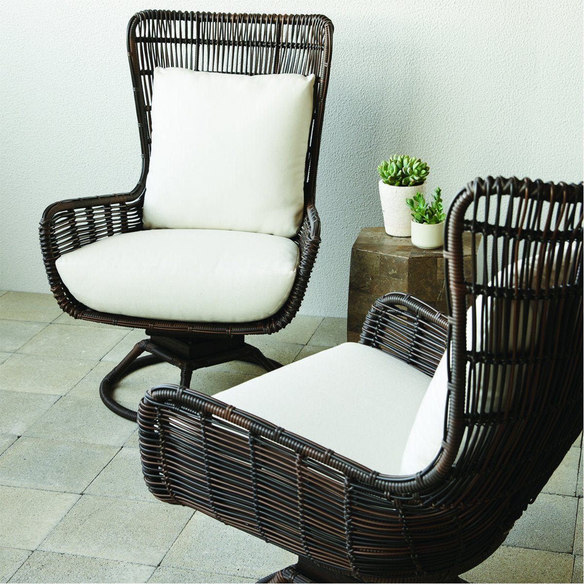 Palecek Sorrento Outdoor Swivel Lounge Chair