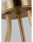 Sea Gull Lighting Geary 3-Light Semi-Flush Pendant without Bulb