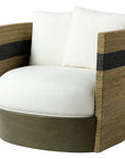 Palecek Fritz Swivel Lounge Chair