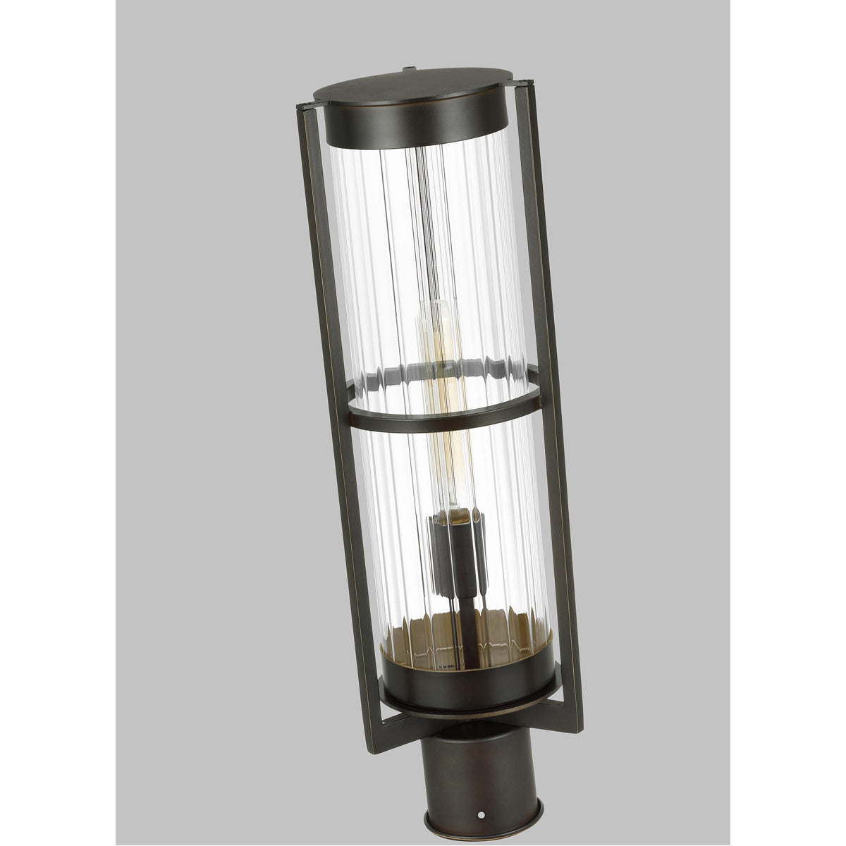 Sea Gull Lighting Alcona 1-Light Outdoor Post Lantern without Bulb