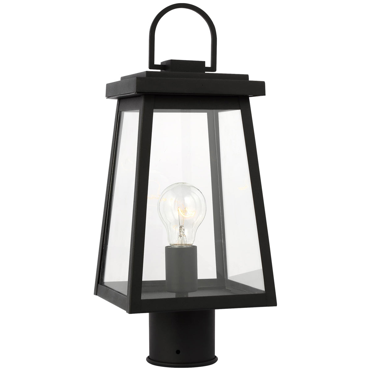 Sea Gull Lighting Founders 1-Light Outdoor Post Lantern without Bulb