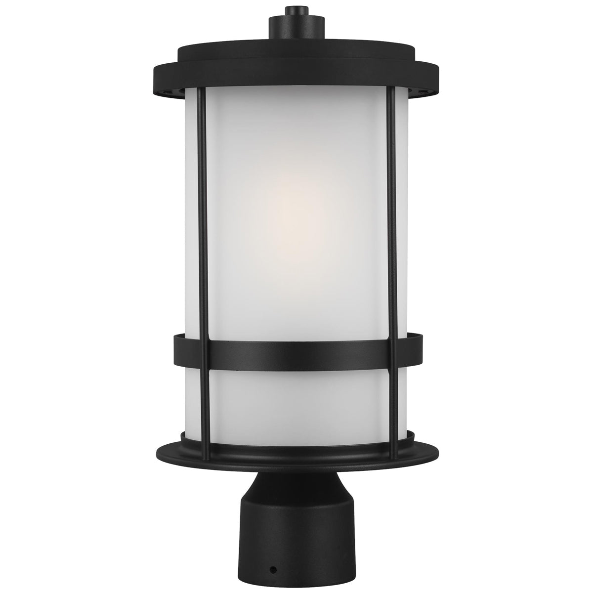 Sea Gull Lighting Wilburn 1-Light Outdoor Post Lantern with Bulb