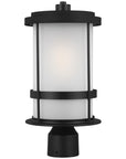 Sea Gull Lighting Wilburn 1-Light Outdoor Post Lantern with Bulb