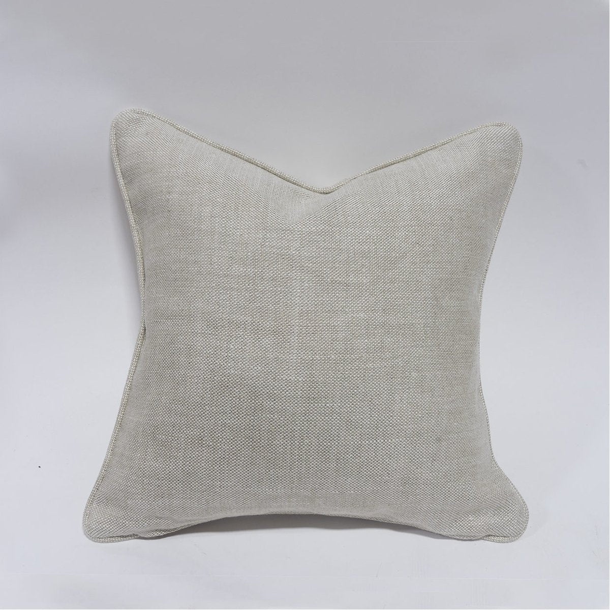 Palecek 18" Square Down Pillow with Welt