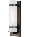 Sea Gull Lighting Alban 1-Light Outdoor Wall Lantern without Bulb