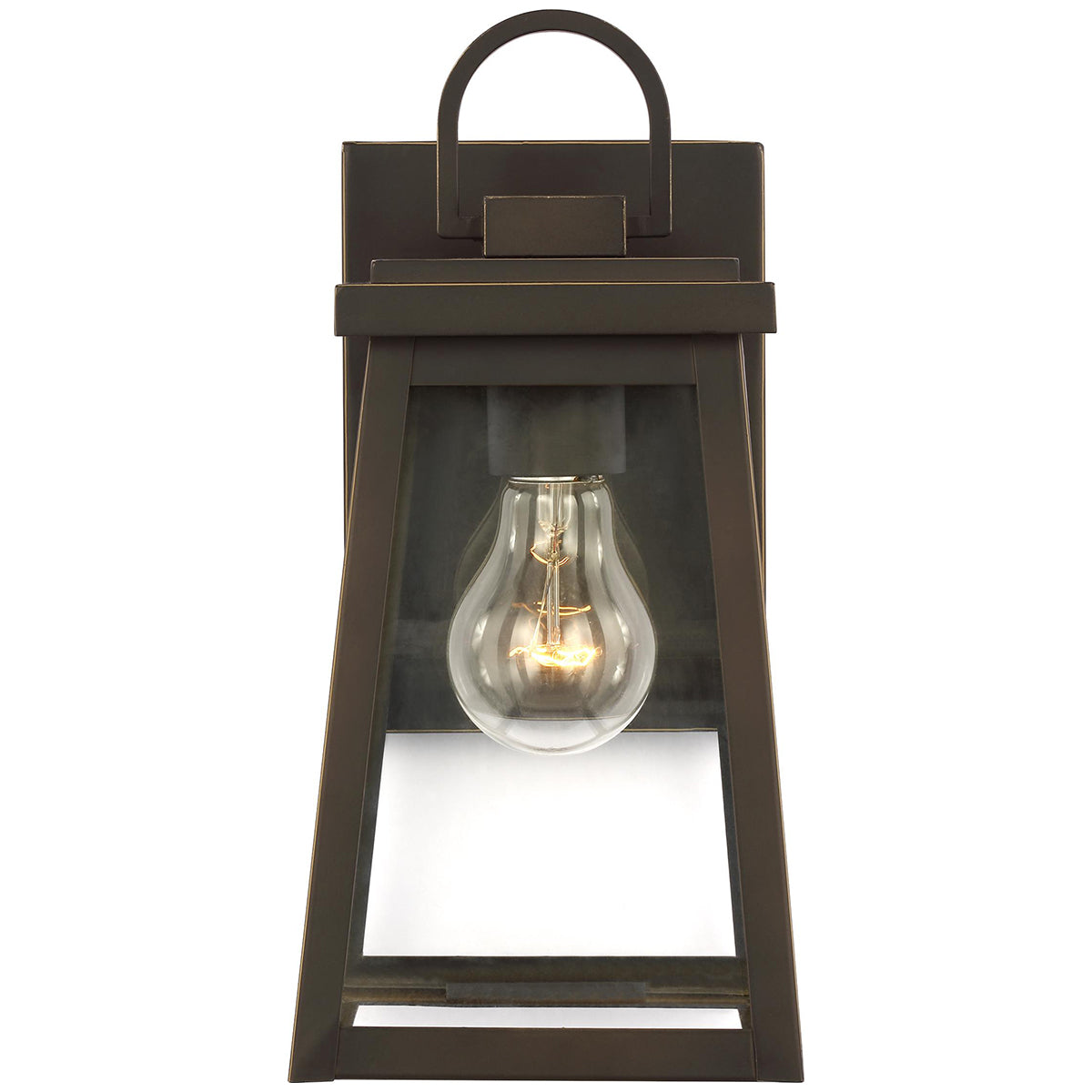 Sea Gull Lighting Founders Small 1-Light Wall Lantern without Bulb