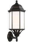 Sea Gull Lighting Sevier Uplight Outdoor Wall Lantern without Bulb