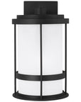 Sea Gull Lighting Wilburn 1-Light Outdoor Wall Lantern with Bulb
