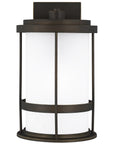 Sea Gull Lighting Wilburn 1-Light Outdoor Wall Lantern with Bulb