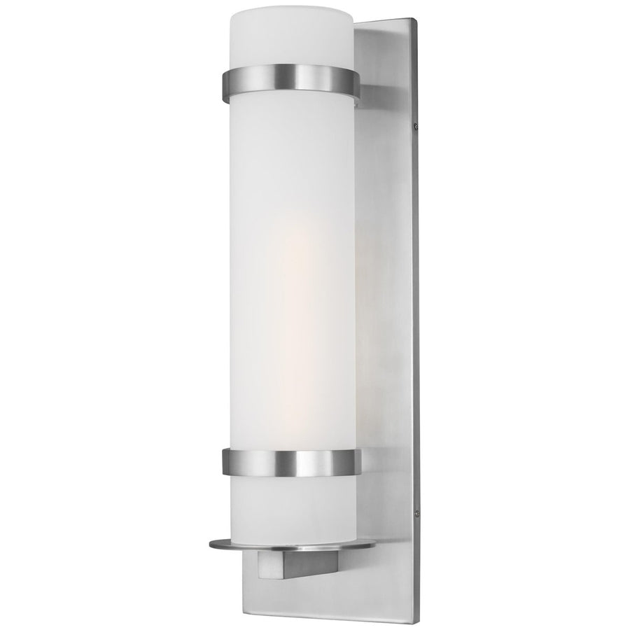 Sea Gull Lighting Alban 1-Light Outdoor Wall Lantern - Aluminum